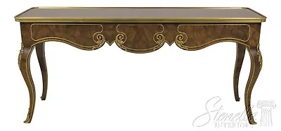 58263EC: MASTERCRAFT French Louis XV Walnut Sofa Table • $1895