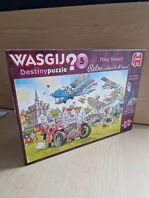 Wasgij X 2 1000 Puzzles - Time Travel 5 & Catching A Break 17 - Complete • £16.95