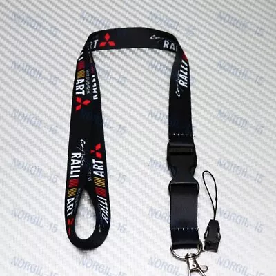 Lanyard Keyring Key Chain Cellphone For RALLIART MITSUBISHI Universal Neck Strap • $6.28