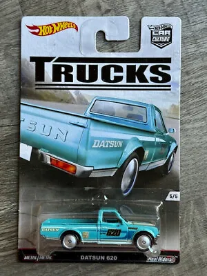 Datsun 620 - Hot Wheels Trucks - Car Culture Real Riders 5/5 • $9.95