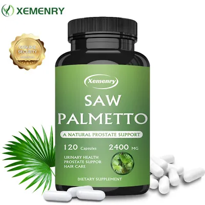 Saw Palmetto 2400mg - Male Prostate & Urinary Tract Health Prevents Hair Loss • $17.59