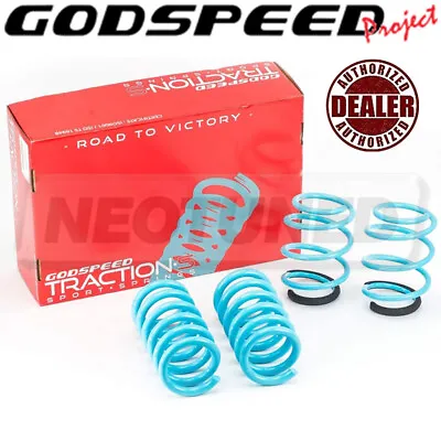 Godspeed Traction-s Lowering Springs Suspension Set For Ford Mustang 2015-2022 • $180
