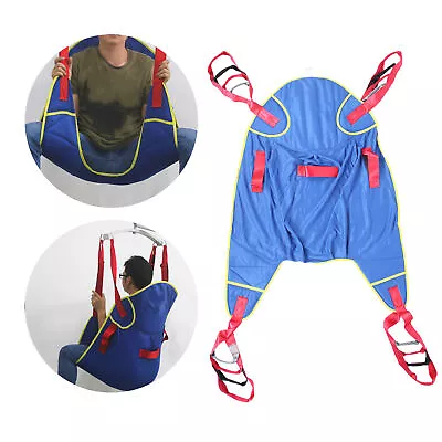 Divided Leg Sling Head Support Patient Sitting Transfer Belt Lift Sling US • $132.03