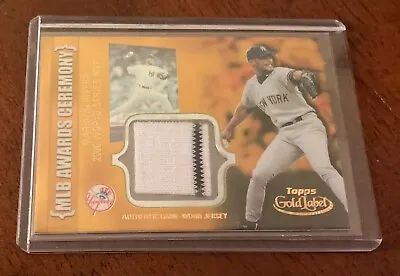 Topps Gold Mariano Rivera Game-Used Jersey ACR-MR • $29.95