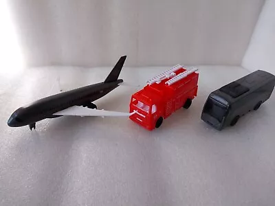 Vintage Jordan Royal Jordanian Airlines  Airport Airplanes Jet Plastic Toys Set • $30