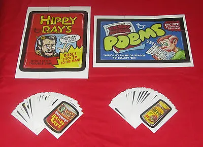 Wacky Packages Old School 3 & 4 Complete Sets & Puzzles    Pack Fresh • $49.95