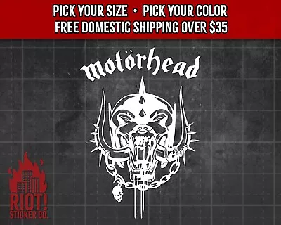 Motorhead Snaggletooth Decal For Car Band Logo Sticker For Laptop Heavy Metal • $7.99