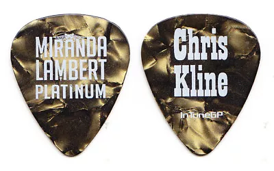 Miranda Lambert Chris Kline Gold Pearl Guitar Pick - 2014 Platinum Tour • $9.99