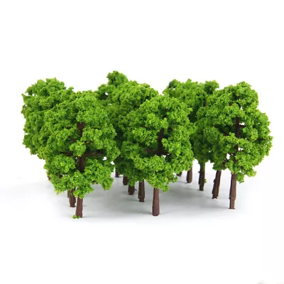 20x Plastic Model Tree N Gauge Park Garden Diorama Miniature Landscape • £6.72