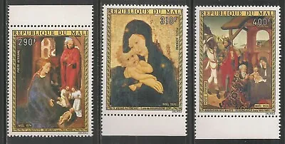 Mali #C231-C233 (AP95) VF MNH - 1974 290fr To 400fr Paintings / Christmas  • $5