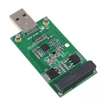 1Pc Mini USB 3.0 To PCIE MSATA External SSD PCBA Conveter Adapter Ca~gw • $5.90