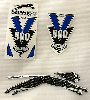 *RARE* SLAZENGER V900 PRO Bow Cricket Bat Stickers - VINTAGE • $29.95