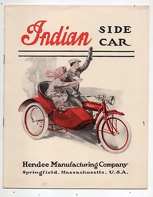 1913 Indian Motorcycle Sidecar Catalog • $55