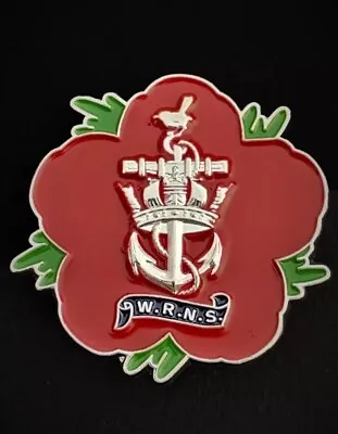 £8.95 • Buy Woman’s Royal Navy Service ( 46-WRNS ) 🌺 Flower Of Remembrance 3D