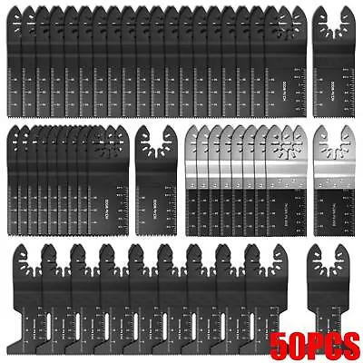 50x Saw Blade Multi Oscillating Cutter Tools For Bosch Makita Dewal) • £11.09