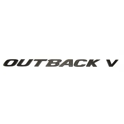 Moomba Boat Raised Decal 114189 | Outback V 26 3/4 X 1 3/4 Inch Black • $84.59