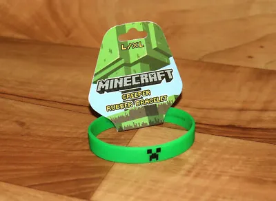 Minecraft Creeper Bracelet Wristband PS4 Xbox One Gaming Collectible Merchandise • $35.85