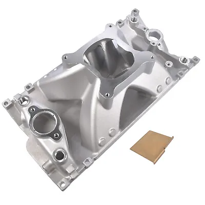 Single Plane High Rise Intake Manifold W/ Vortec Heads PC2033 Fits Chevy SBC 350 • $139.50