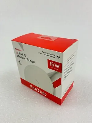 NEW SEALED SanDisk IXpand Wireless Charger Pad 15W FAST CHARGE • £9.99