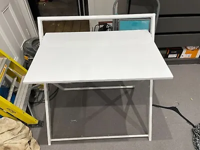 Habitat Compact Folding Office Desk - White • £25
