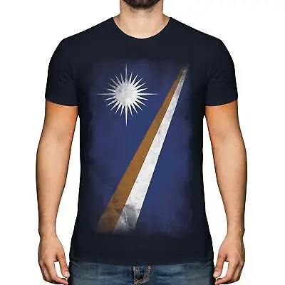 Marshall Islands Faded Flag Mens T-shirt Tee Top Marshallese Shirt Jersey Gift • $12.39