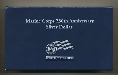 10 X Complete OGP 2005 UNCiRCULATED Marine Commemorative Silver Dollars NO Coins • $37.99