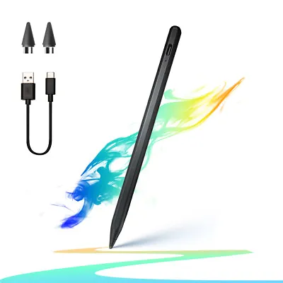 Stylus Pen For IPad Samsung Android Digital Universal Touch Screens Pencil Black • $10.49