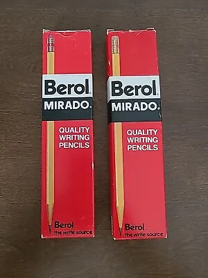 Lot Of 22 Vtg Berol Mirado Quality Writing Pencils 174-2 Medium Soft • $14.99