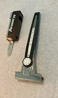 Schick Adjustable Injector Safety Razor Vintage 60’s EUC & Blades + Bonus Atra • $39.99