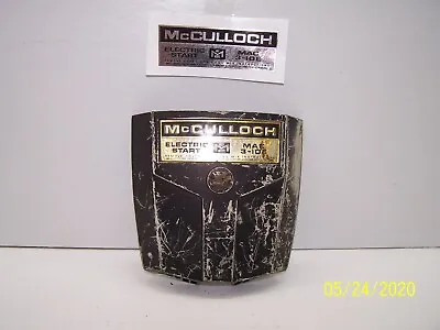 McCulloch 3-10E Chainsaw Breather Cover Decal • $13.99