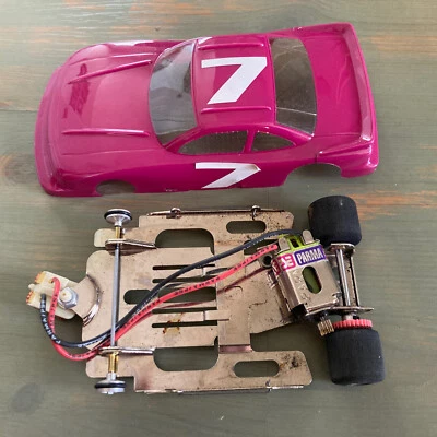 £18.54 • Buy 1/24 Scale Slot Car, Parma Flexi  2 Chassis,  Nascar Body