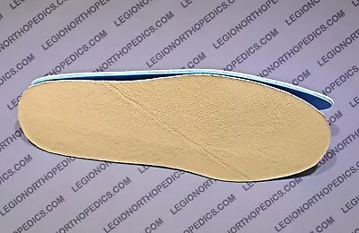 Leather Insoles Foam  - Flat Inserts For Shoes Boots 1/8  Or 3/16  ALL WIDTHS • $14