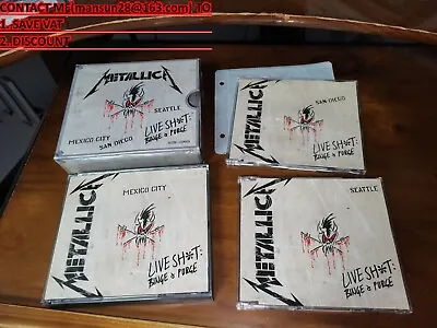 Metallica / Live Shit: Binge & Purge JAPAN 3CD+2DVD SICP-482/6 *B • $109.99