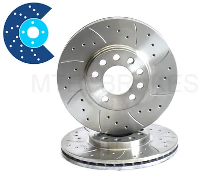 Rear Brake Discs For Nissan 300ZX Z32 Twin Turbo Sport Drilled Grooved • $118.27