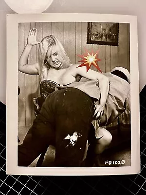 Vtg 50s Blonde PINUP Risque Girlie Cheesecake B&W Original Photo Corset Spanking • $9.99