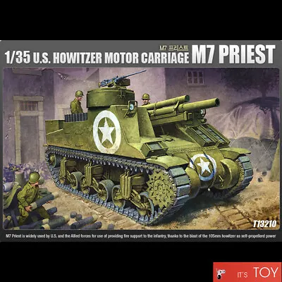$39.88 • Buy Academy 1/35 U.S.Howitzer Motor Carriage M7 PRIEST Tank Plastic Model Kit #13210