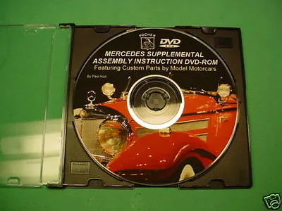 Pocher 1/8 Mercedes Supplemental Instruction Cd/dvd-rom/download • $39