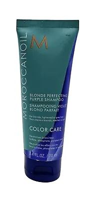 100% Authentic New Moroccanoil Blonde Perfecting Purple Shampoo 2.4 Oz / 70 Ml • $13.68