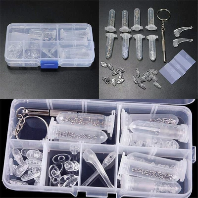 $12.09 • Buy Watch Glasses Repair Tool Kit Eye Glasses Sunglasses Screws Nut Pad Screwdriver.