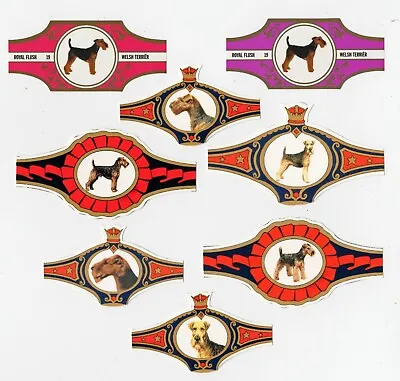 Welsh Terrier Vintage  Dog Dutch Cigar And Collectable Bands • $5.04