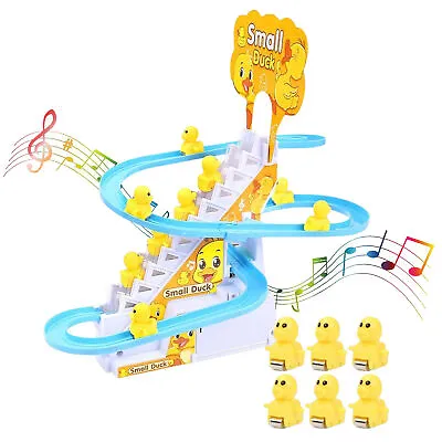 Sensory Baby Musical Duck Toys Montessori Roller Coaster Track Toy Light Up Toys • £15.99