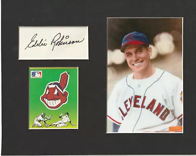 Cleveland Indians Signed Cards HOF Postcards Photos 247 Players 1920-2000 COA • $12