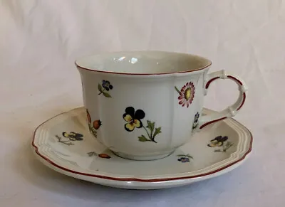 Villeroy & Boch  Petite Fleur  Coffee Tea Porcelain Cup & Saucer Set -C01 • $17.99