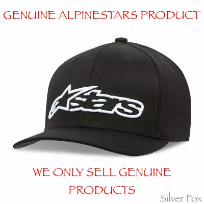 Alpinestars Blaze Black Flexfit Flex Fit Cap Hat Brand New With Tags • $39.95