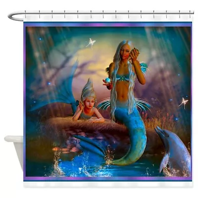 CafePress Best Seller Merrow Mermaid Shower Curtain (833185045) • $73.99