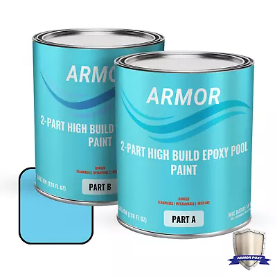 Industrial Grade 2 Part Epoxy Pool Paint Epoxy Waterproof Pool Paint 2-Gallon • $319