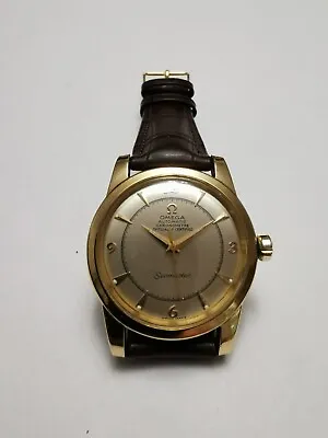 Vintage 18k Omega Chronometer Seamaster Bumper Automatic Watch Cal. 352-RG • $3250