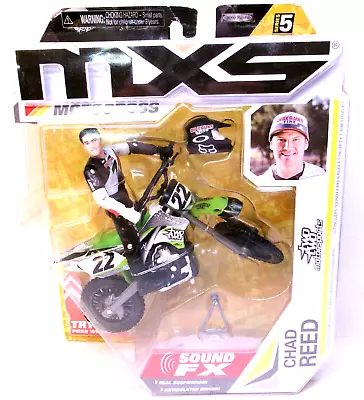 2014 Jakks Pacific Mxs Series 5 Chad Reed #22 Green Kawasaki Kx450f • $29.99