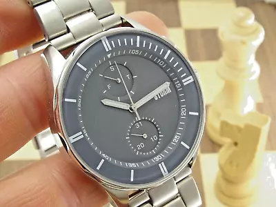 STORM Rexford Men's 42mm Grey Dial Chronograph Designer Bracelet Wristwatch • £11.50