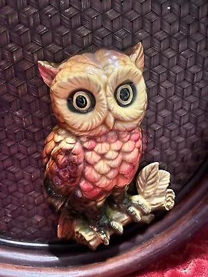 Lefton Owl Wall Hanging Plaque Ceramic Vintage Japan • $12